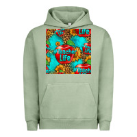 Pigment Oil Green teacher apple seamless pattern Urban Hoodie - HRA Design Shop