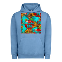 Pigment Pebble Blue teacher apple seamless pattern Urban Hoodie - HRA Design Shop