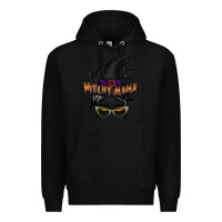 Black withcy mama Premium Hoodie - RacoonDesign