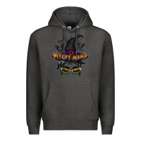 Charcoal Heather withcy mama Premium Hoodie - RacoonDesign