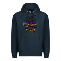 Navy withcy mama Premium Hoodie - RacoonDesign