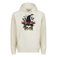 Oatmeal Heather withcy mama Premium Hoodie - RacoonDesign