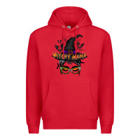 Red withcy mama Premium Hoodie - RacoonDesign
