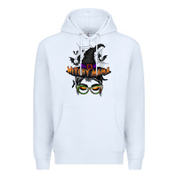 White withcy mama Premium Hoodie - RacoonDesign