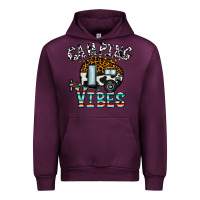 Mauve Wine camping vibes Urban Hoodie - CowhideDigitalArt