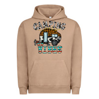 Pigment Burro camping vibes Urban Hoodie - CowhideDigitalArt