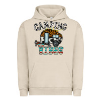 Pigment French Oak camping vibes Urban Hoodie - CowhideDigitalArt
