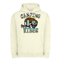 Pigment Pistachio camping vibes Urban Hoodie - CowhideDigitalArt