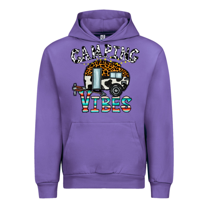 Camping Vibes Urban Hoodie by CowhideDigitalArt | Teevron