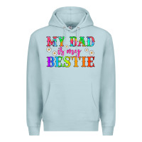 Blue Mist my dad is my bestie Premium Hoodie - HRA Design Shop