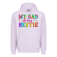 Lilac my dad is my bestie Premium Hoodie - HRA Design Shop
