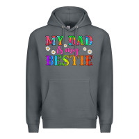Rock my dad is my bestie Premium Hoodie - HRA Design Shop