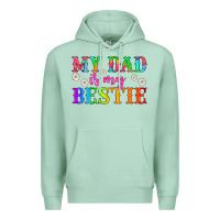 Seafoam my dad is my bestie Premium Hoodie - HRA Design Shop
