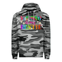 Slate Camo my dad is my bestie Premium Hoodie - HRA Design Shop