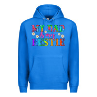 True Royal my dad is my bestie Premium Hoodie - HRA Design Shop