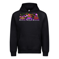 Foreset Green Mardi gras farm trucks Urban Hoodie - FaDigitalArtStudio