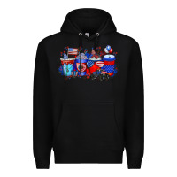 Black american drink Premium Hoodie - RacoonDesign