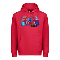 Cardinal american drink Premium Hoodie - RacoonDesign