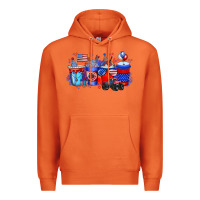 Carrot american drink Premium Hoodie - RacoonDesign