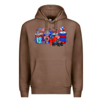 Chestnut american drink Premium Hoodie - RacoonDesign