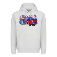 Dove Grey american drink Premium Hoodie - RacoonDesign