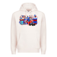 Pale Pink american drink Premium Hoodie - RacoonDesign