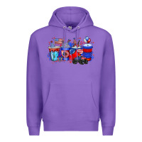 Purple american drink Premium Hoodie - RacoonDesign
