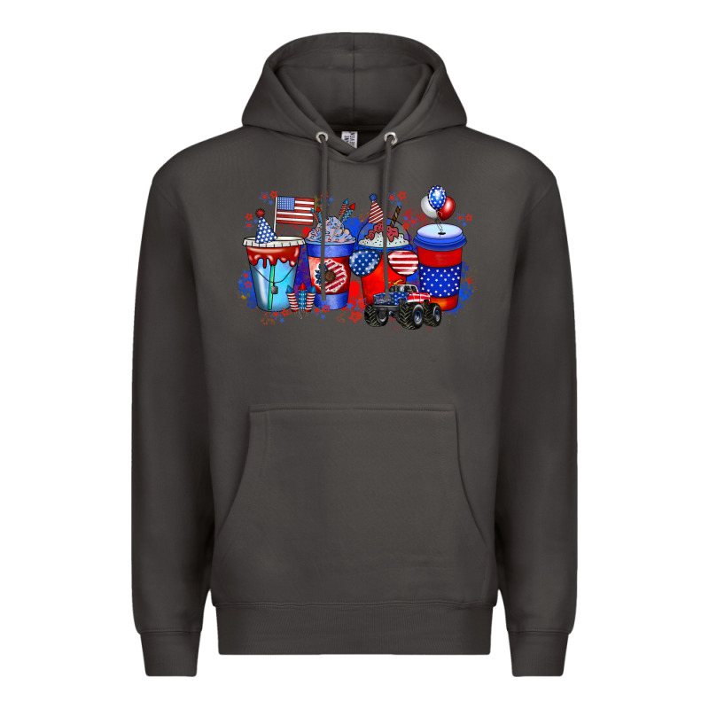 American Drink Premium Hoodie by RacoonDesign | Teevron