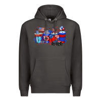Smoke american drink Premium Hoodie - RacoonDesign