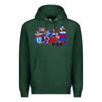 Sports Green american drink Premium Hoodie - RacoonDesign
