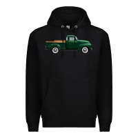 Black western green truck right side view 1 Premium Hoodie - FaDigitalArtStudio