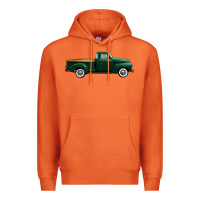 Carrot western green truck right side view 1 Premium Hoodie - FaDigitalArtStudio