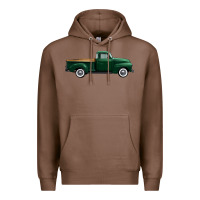 Chestnut western green truck right side view 1 Premium Hoodie - FaDigitalArtStudio