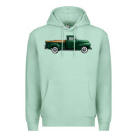 Western Green Truck Right Side View 1 Premium Hoodie | Teevron