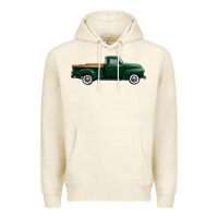 Tofu western green truck right side view 1 Premium Hoodie - FaDigitalArtStudio