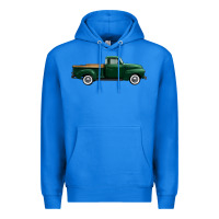 True Royal western green truck right side view 1 Premium Hoodie - FaDigitalArtStudio