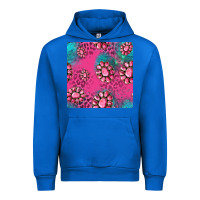 Cobalt pink turquoise gemstoes seamless pattern Urban Hoodie - HRA Design Shop
