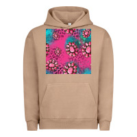 Pigment Burro pink turquoise gemstoes seamless pattern Urban Hoodie - HRA Design Shop