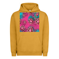 Pigment Peanut Butter pink turquoise gemstoes seamless pattern Urban Hoodie - HRA Design Shop