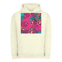 Pigment Pistachio pink turquoise gemstoes seamless pattern Urban Hoodie - HRA Design Shop