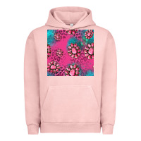 Pigment Salmon pink turquoise gemstoes seamless pattern Urban Hoodie - HRA Design Shop