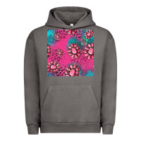 Pigment Tornado pink turquoise gemstoes seamless pattern Urban Hoodie - HRA Design Shop