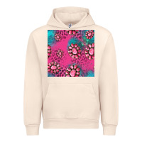 Sandshell pink turquoise gemstoes seamless pattern Urban Hoodie - HRA Design Shop