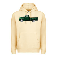 Pina Colada western green truck right side view Premium Hoodie - FaDigitalArtStudio
