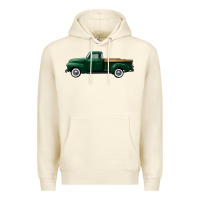 Sandshell western green truck right side view Premium Hoodie - FaDigitalArtStudio