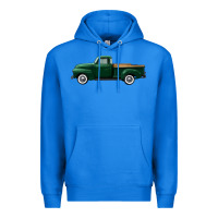 True Royal western green truck right side view Premium Hoodie - FaDigitalArtStudio
