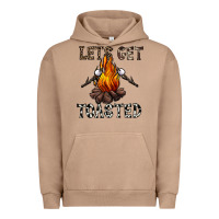 Pigment Burro lets get toasted Urban Hoodie - CowhideDigitalArt