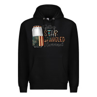 Black getting star spangled hammered Premium Hoodie - CowhideDigitalArt