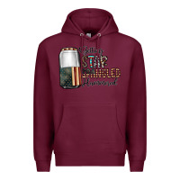 Burgundy getting star spangled hammered Premium Hoodie - CowhideDigitalArt