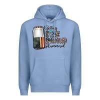 Colony Blue getting star spangled hammered Premium Hoodie - CowhideDigitalArt